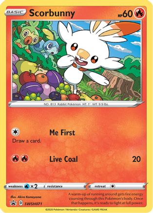 Scorbunny (SWSH071/307) [SWSH Sword & Shield Promo Cards] Holofoil - Promo