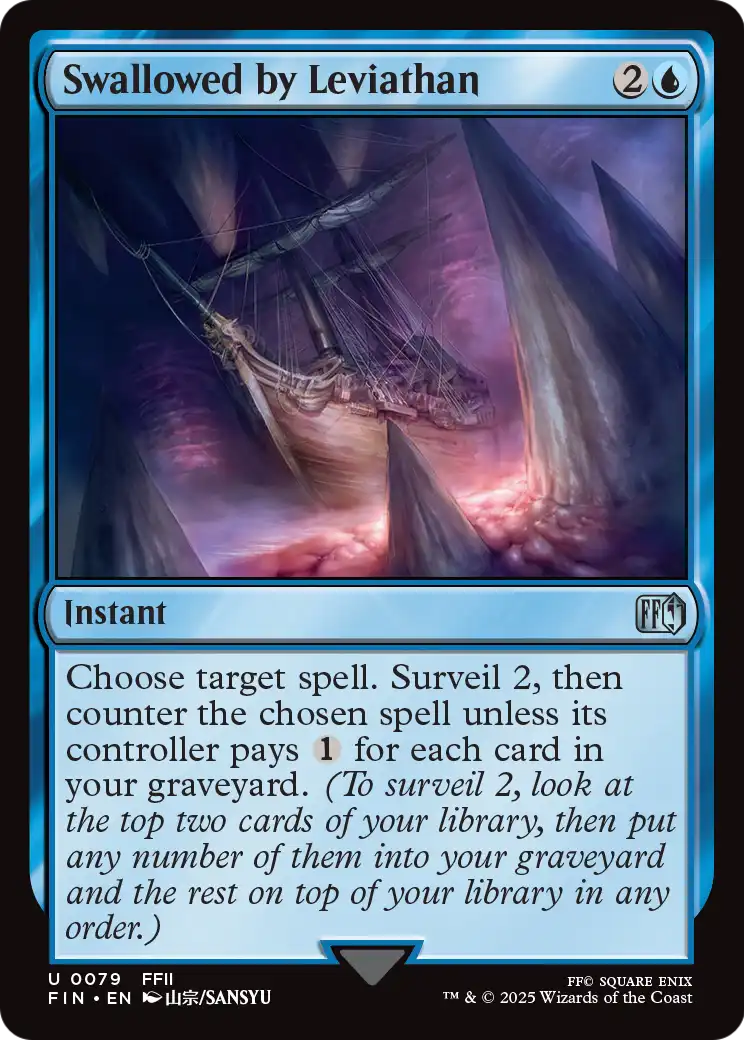 Swallowed by Leviathan (FIN-079) [FINAL FANTASY] Foil