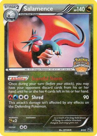 Salamence (Regional Championships) (8/20) [League & Championship Cards] Reverse Holofoil - Promo