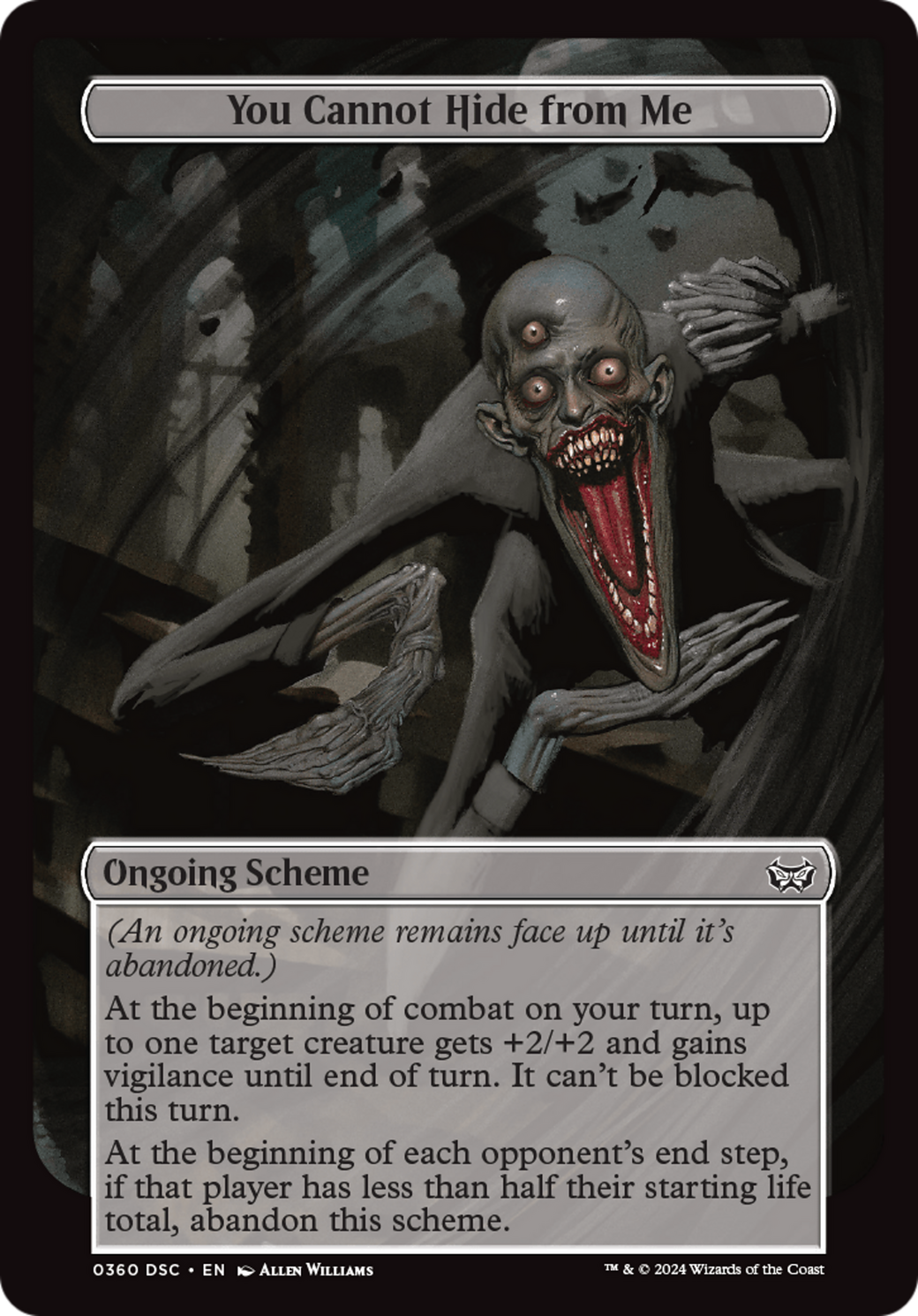 You Cannot Hide from Me (Full Art) (A:DSC-360) [Duskmourn: House of Horror Commander]