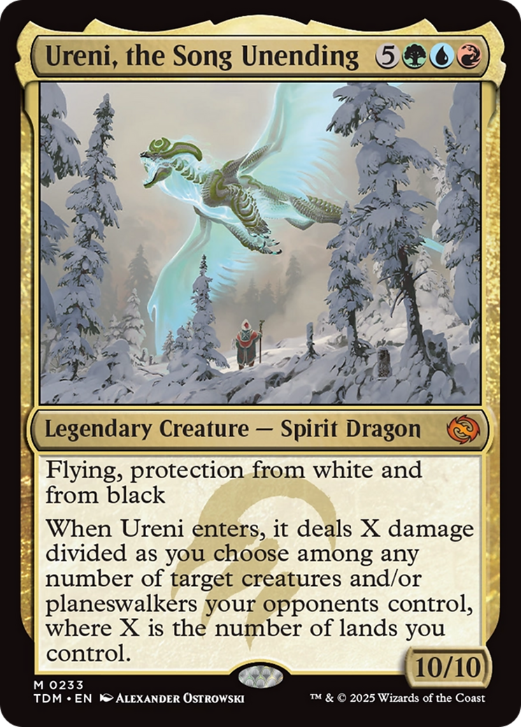 Ureni, the Song Unending (TDM-233) [Tarkir: Dragonstorm] Foil
