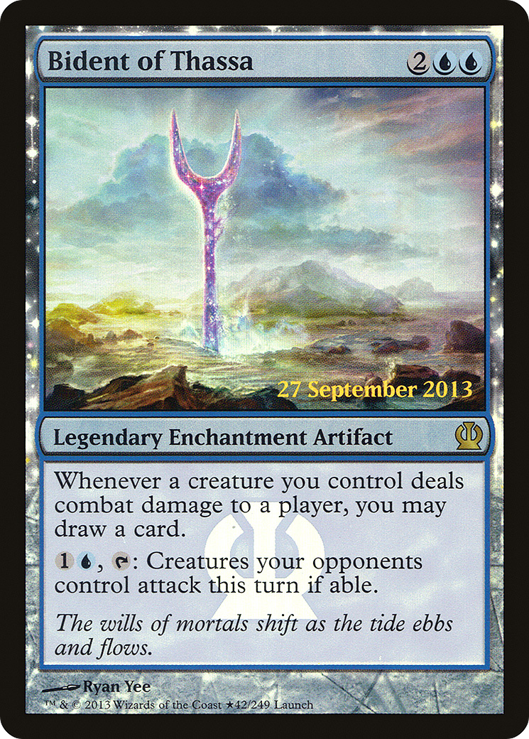 Bident of Thassa (LARP-042) [Theros Promos] Foil