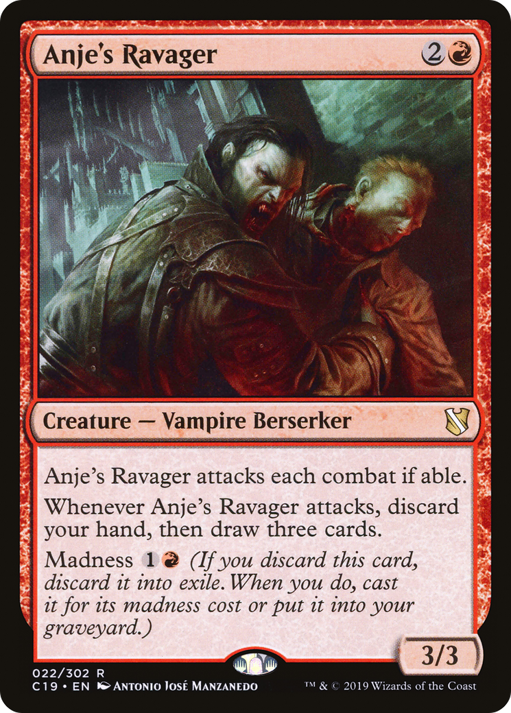 Anje's Ravager (C19-022) [Commander 2019]