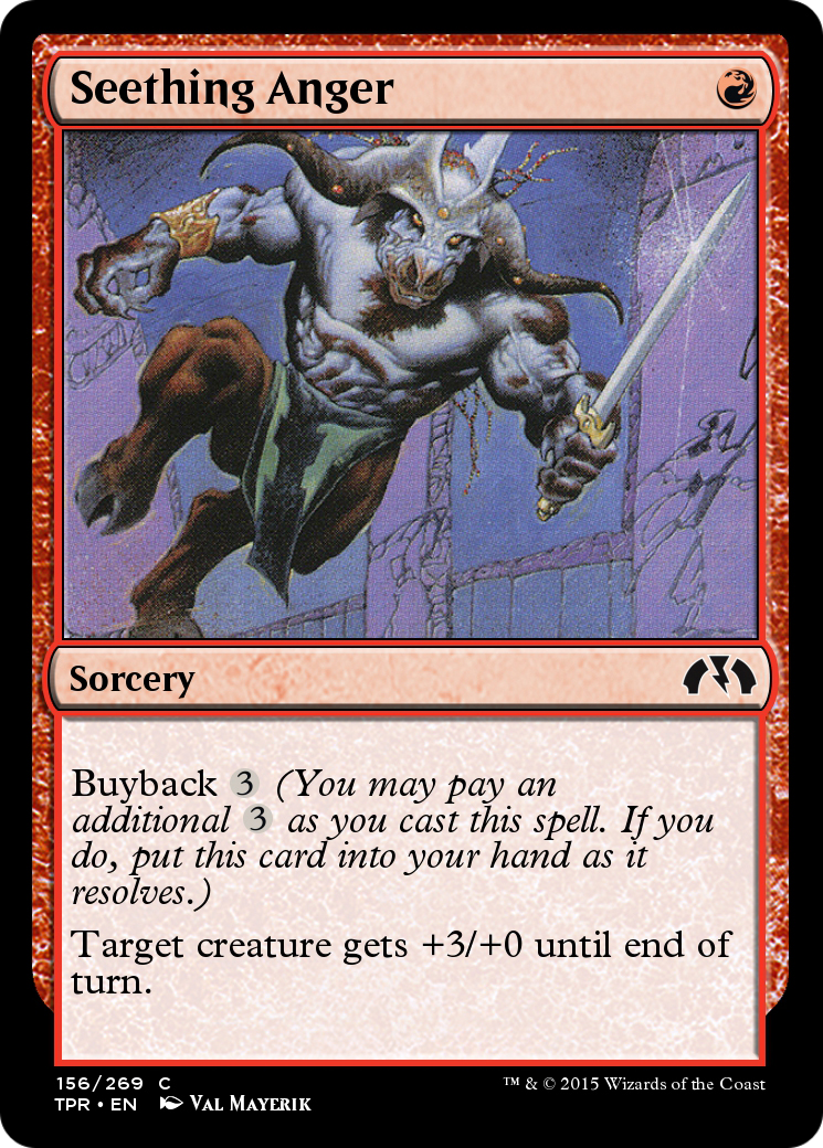 Seething Anger (TPR-156) [Tempest Remastered] Foil