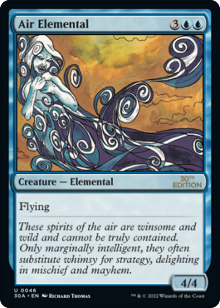 Air Elemental (30A-046) [30th Anniversary Edition]