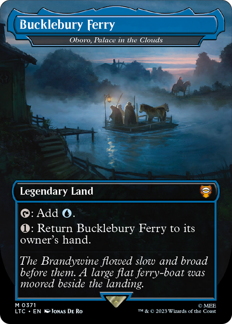 Bucklebury Ferry - Oboro, Palace in the Clouds (LTC-371) (Borderless) [Tales of Middle-earth Commander]
