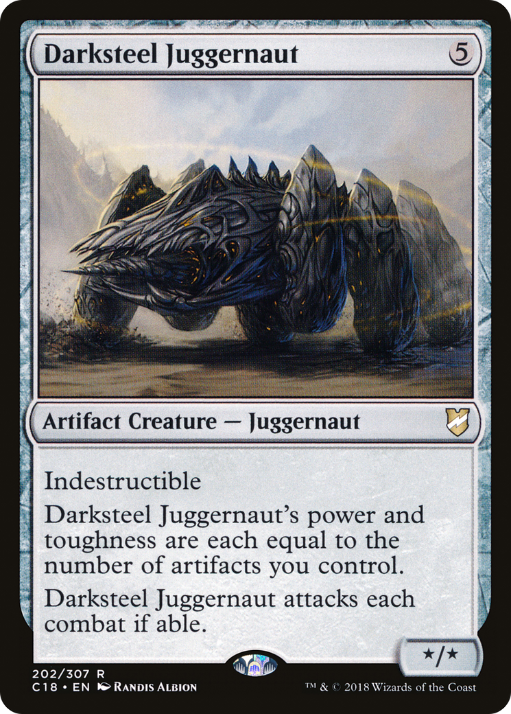 Darksteel Juggernaut (C18-202) [Commander 2018]
