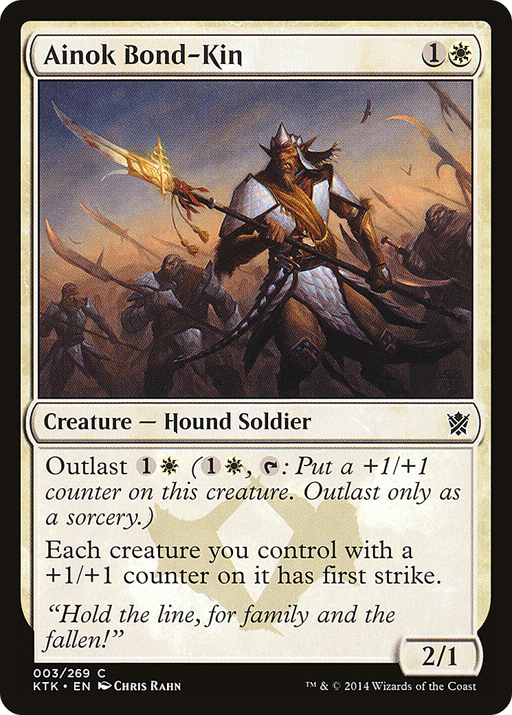 Ainok Bond-Kin (KTK-003) [Khans of Tarkir]