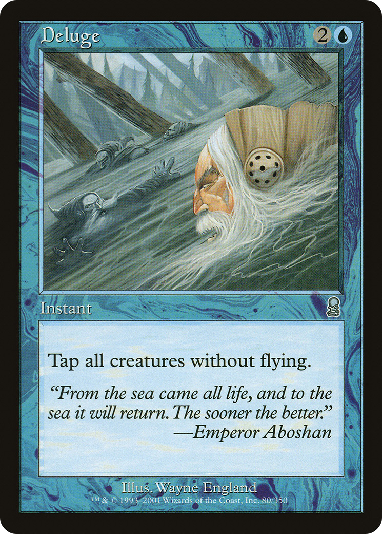 Deluge (ODY-080) [Odyssey] Foil