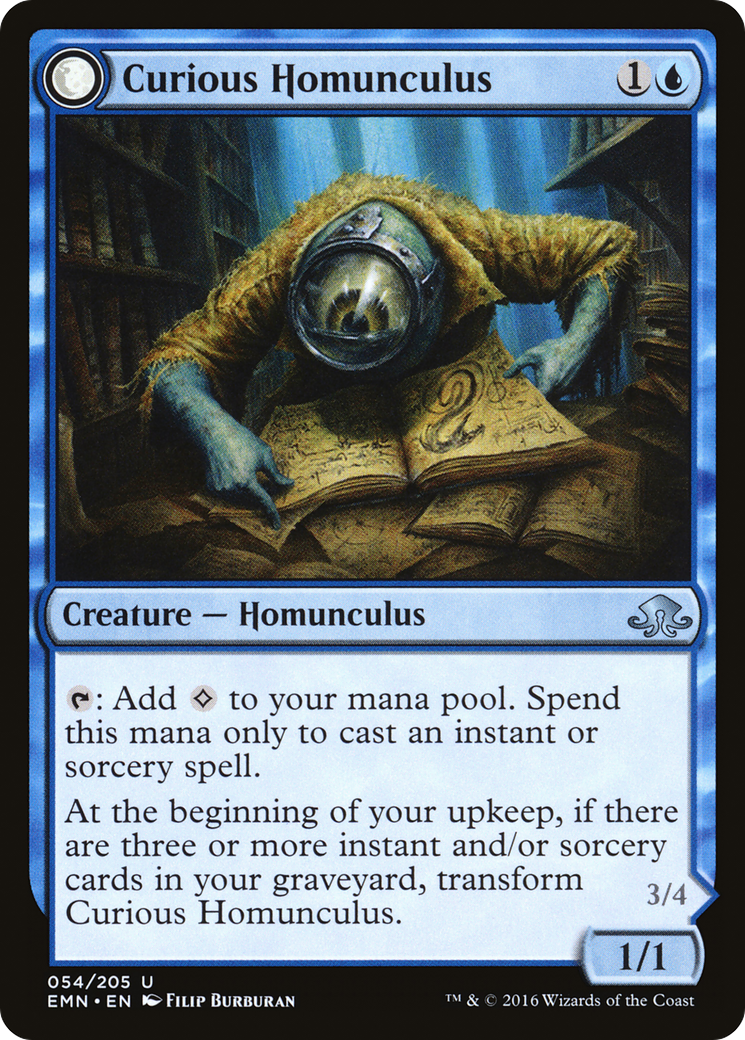 Curious Homunculus (EMN-054) [Eldritch Moon] Foil