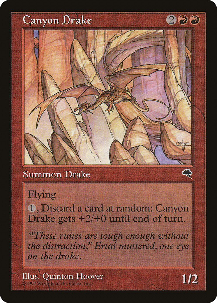Canyon Drake (TMP-166) [Tempest]