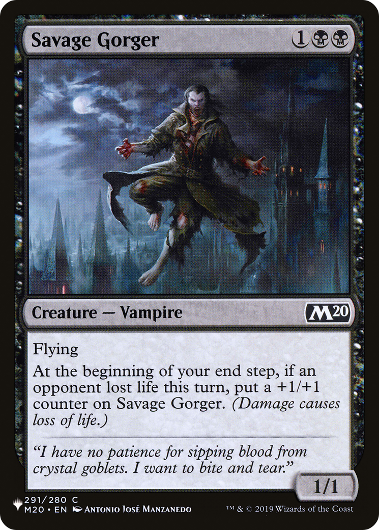 Savage Gorger (LIST-M20-291) [The List]