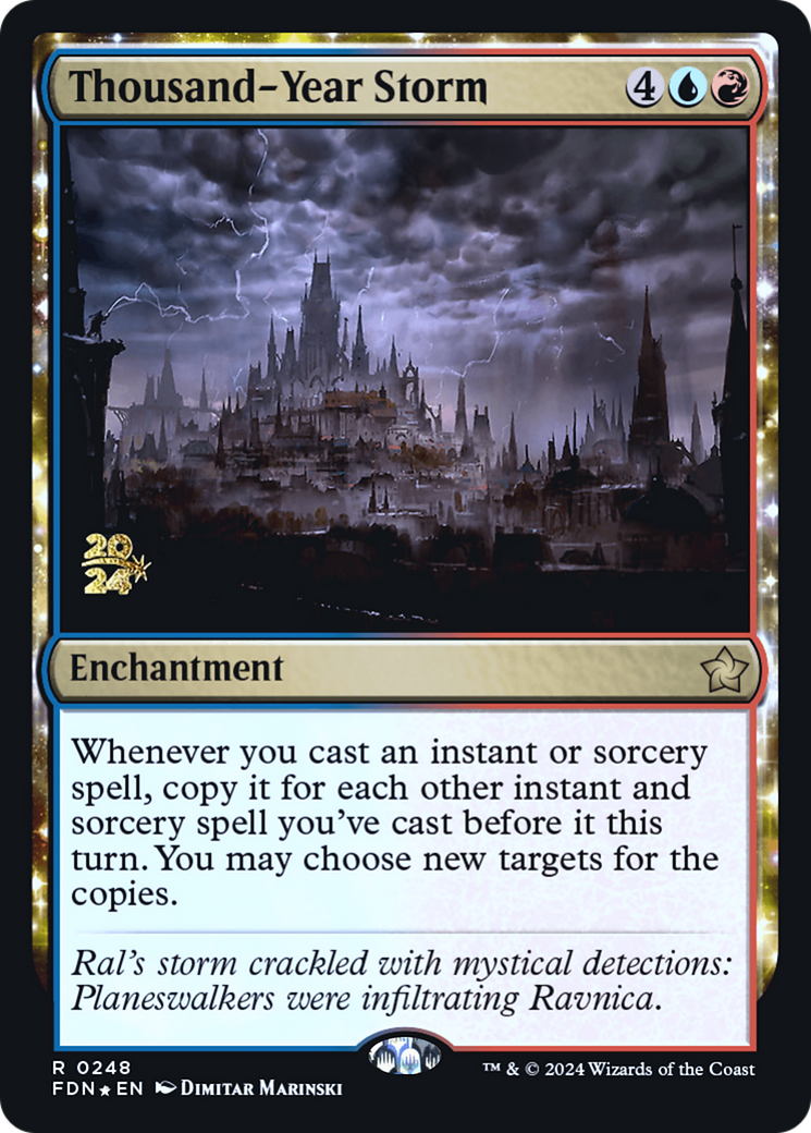 Thousand-Year Storm (FDN) (PRE-248) [Foundations Promos] Foil