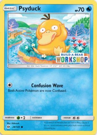 Psyduck (Build-A-Bear Workshop Exclusive) (028/149) [Miscellaneous Cards & Products] - Promo