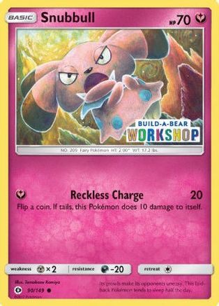 Snubbull (Build-A-Bear Workshop Exclusive) (090/149) [Miscellaneous Cards & Products] - Promo