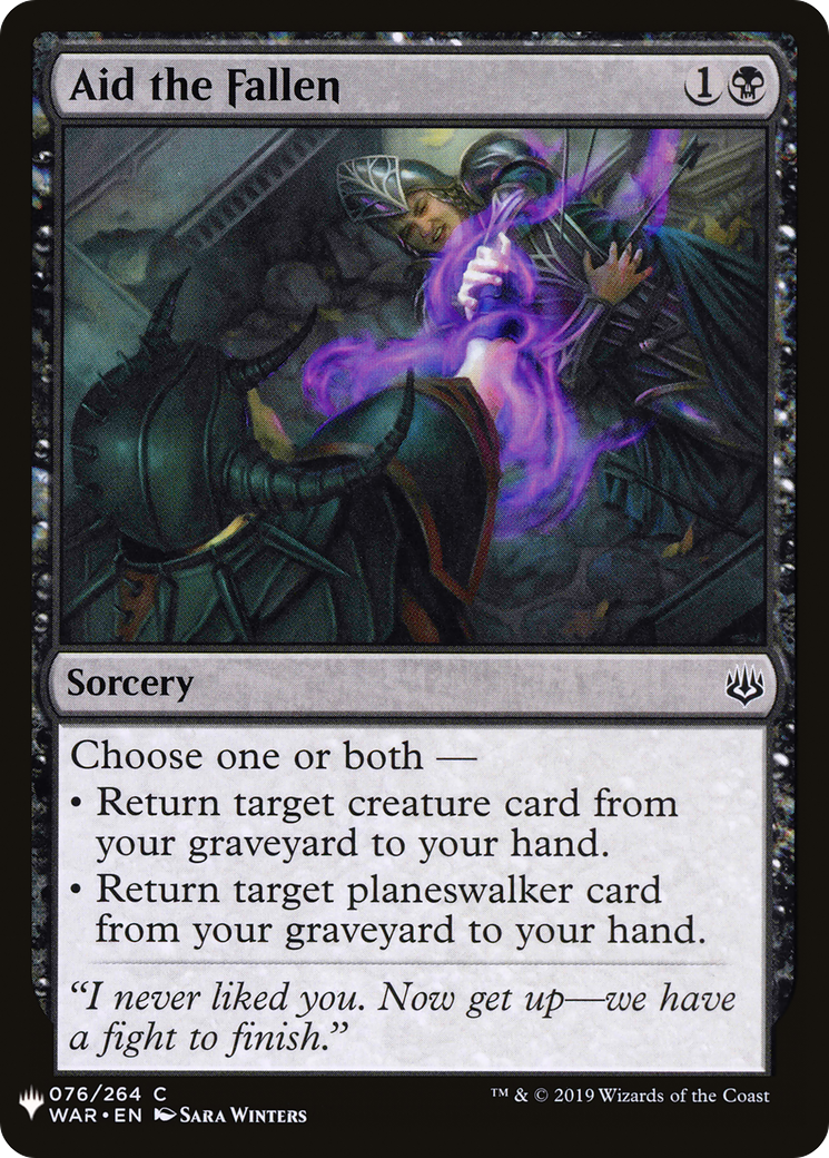 Aid the Fallen (LIST-WAR-76) [The List]