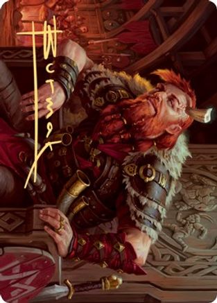 Arni Brokenbrow Art Card (Gold-Stamped Signature) (ASKHM-030) [Art Series: Kaldheim]