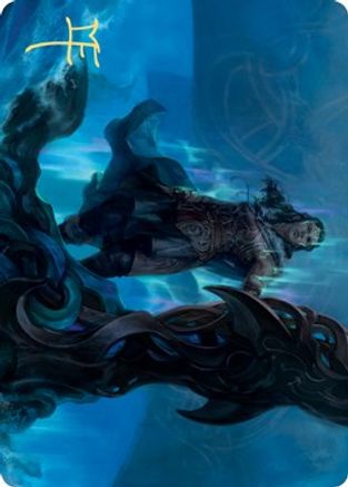 Cosima, God of the Voyage Art Card (Gold-Stamped Signature) (ASKHM-012) [Art Series: Kaldheim]