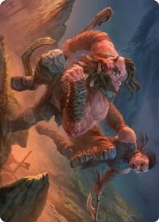 Dwarven Reinforcements Art Card (ASKHM-033) [Art Series: Kaldheim]