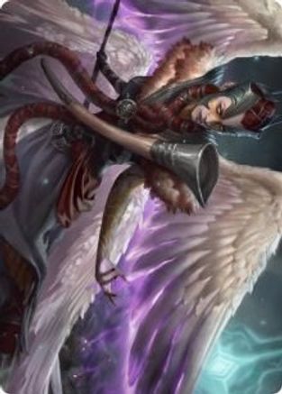 Firja, Judge of Valor Art Card (ASKHM-056) [Art Series: Kaldheim]