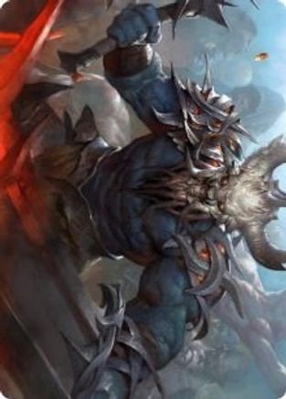 Frenzied Raider Art Card (ASKHM-034) [Art Series: Kaldheim]