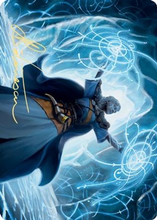 Frost Augur Art Card (Gold-Stamped Signature) (ASKHM-014) [Art Series: Kaldheim]