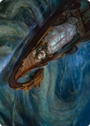 Funeral Longboat Art Card (ASKHM-068) [Art Series: Kaldheim]
