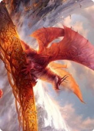 Goldspan Dragon Art Card (ASKHM-035) [Art Series: Kaldheim]
