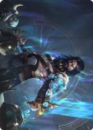 Halvar, God of Battle Art Card (ASKHM-002) [Art Series: Kaldheim]