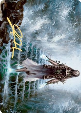 Karfell Harbinger Art Card (Gold-Stamped Signature) (ASKHM-017) [Art Series: Kaldheim]
