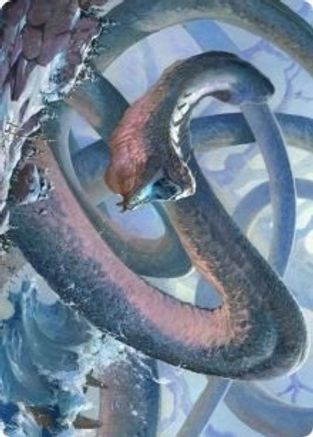 Koma, Cosmos Serpent Art Card (60/81) (ASKHM-060) [Art Series: Kaldheim]