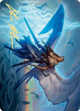 Righteous Valkyrie Art Card (Gold-Stamped Signature) (ASKHM-006) [Art Series: Kaldheim]