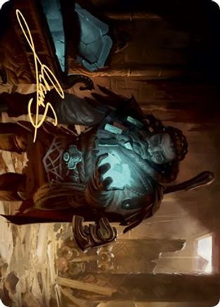 Vault Robber Art Card (Gold-Stamped Signature) (ASKHM-040) [Art Series: Kaldheim]