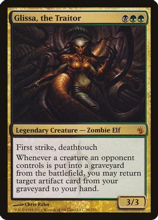 Glissa, the Traitor (Mirrodin Besieged) (OVER-096) [Oversize Cards]
