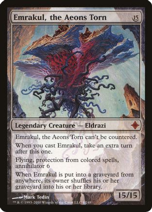 Emrakul, the Aeons Torn (Rise of the Eldrazi) (OVER-004) [Oversize Cards]
