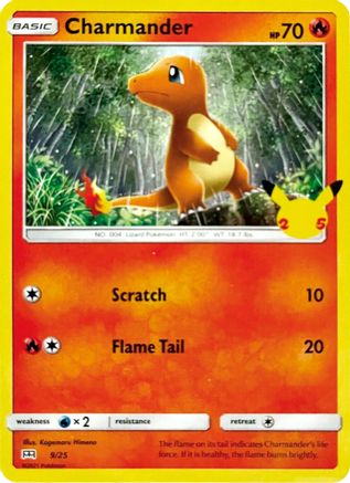 Charmander (009/25) [McDonalds 25th Anniversary Promos] - Promo