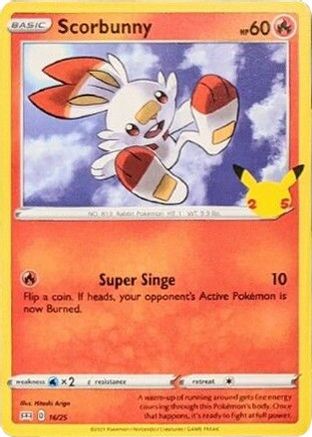 Scorbunny (016/25) [McDonalds 25th Anniversary Promos] - Promo