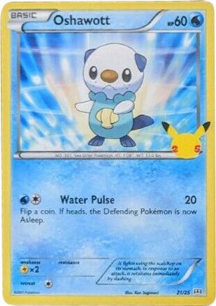 Oshawott (021/25) [McDonalds 25th Anniversary Promos] Holofoil - Promo