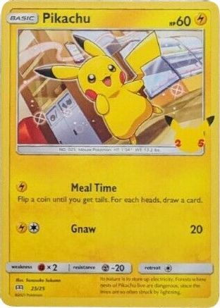 Pikachu (025/25) [McDonalds 25th Anniversary Promos] Holofoil - Promo