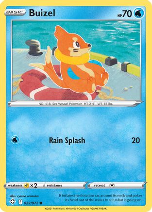 Buizel (022/72) [Shining Fates] - Common