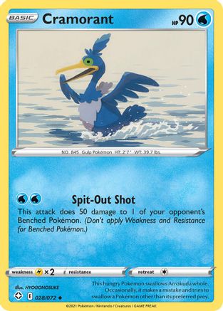 Cramorant (028/72) [Shining Fates] - Uncommon