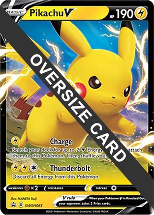 Pikachu V (SWSH061) [Jumbo Cards] Holofoil - Promo