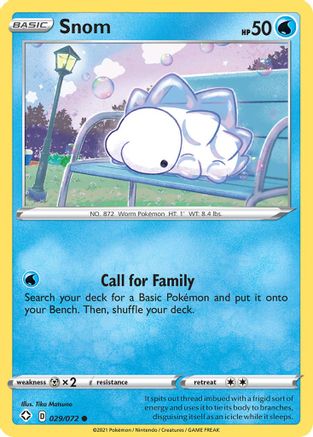 Snom (029/72) [Shining Fates] Reverse Holofoil - Common