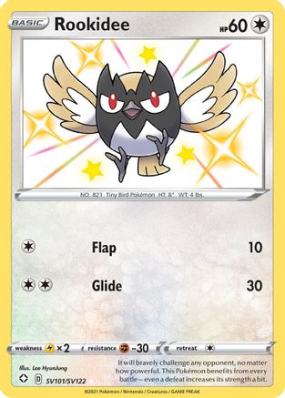 Rookidee (SV101/122) [Shining Fates Shiny Vault] Holofoil - Shiny Holo Rare