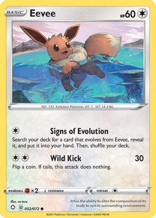 Eevee (052/72) [Shining Fates] - Common