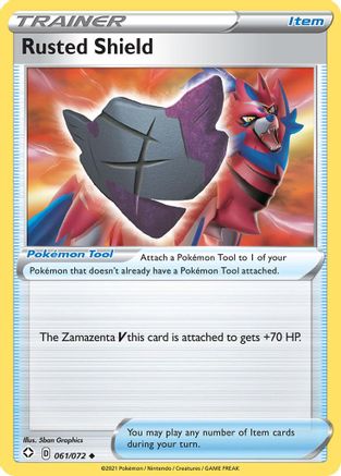 Rusted Shield (061/72) [Shining Fates] Reverse Holofoil - Uncommon
