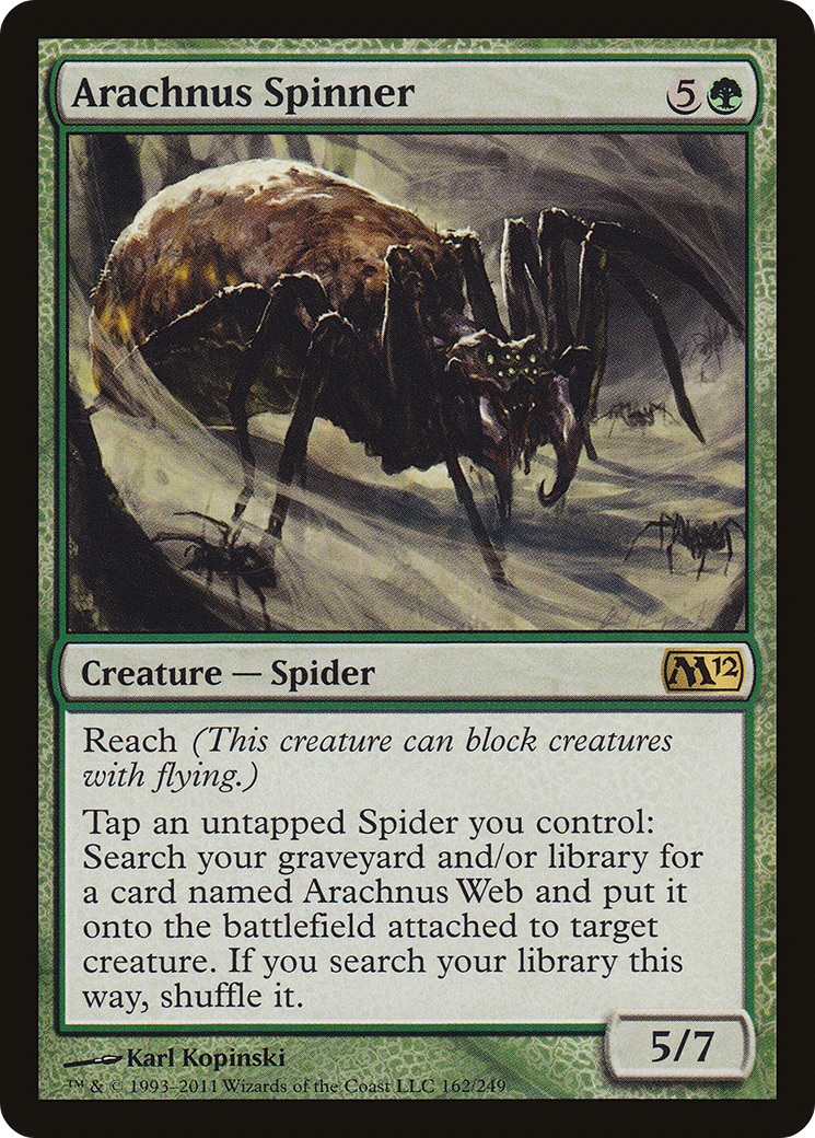 Arachnus Spinner (M12-162) [Magic 2012]