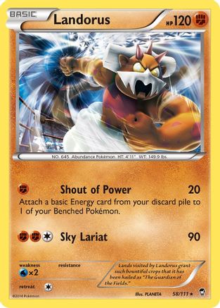 Landorus (58/111) [Deck Exclusives] - Rare