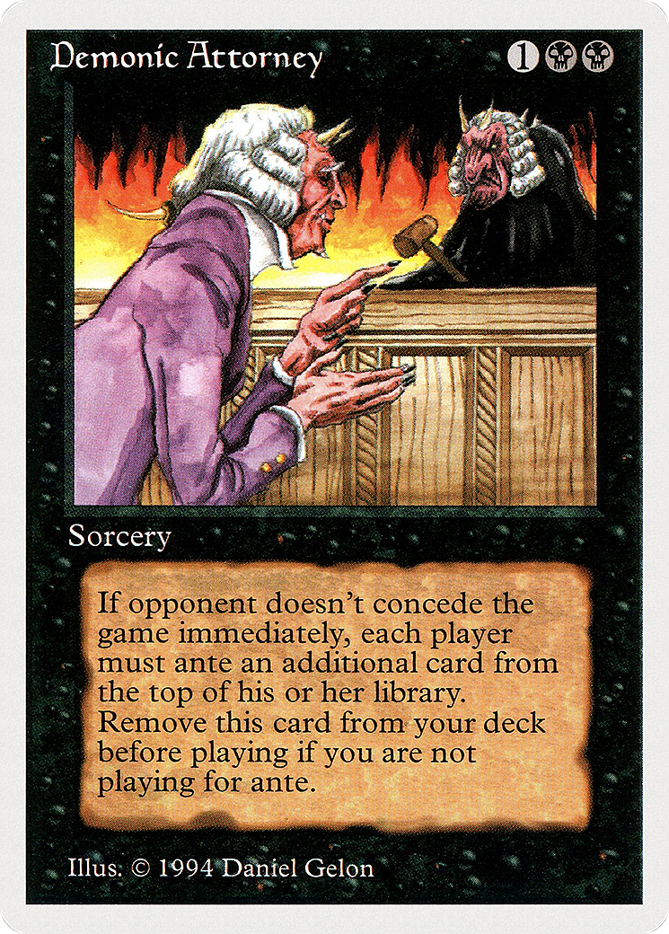 Demonic Attorney (SUM-103) [Summer Magic / Edgar]