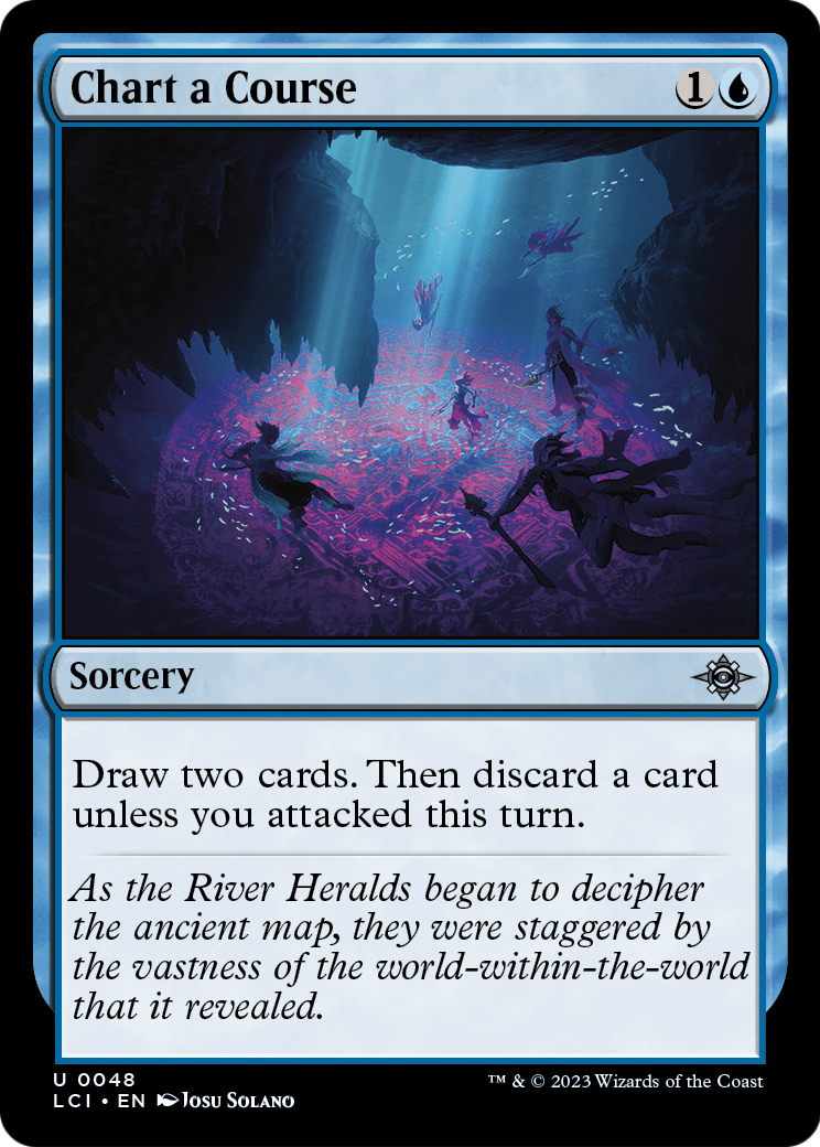 Chart a Course (LCI-048) [The Lost Caverns of Ixalan] Foil